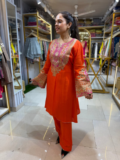 ORANGE CHOGA SET