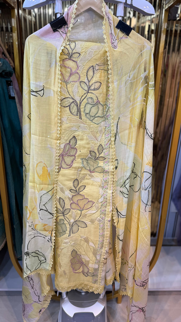 MUL COTTON WITH CUT WORK