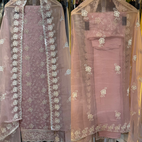 PEACH ORGANZA